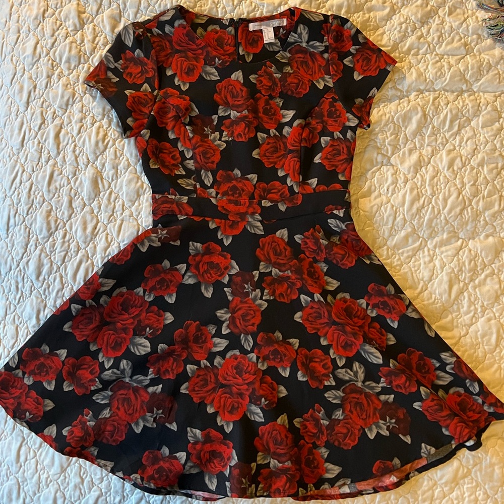 Forever 21 Roses Dress